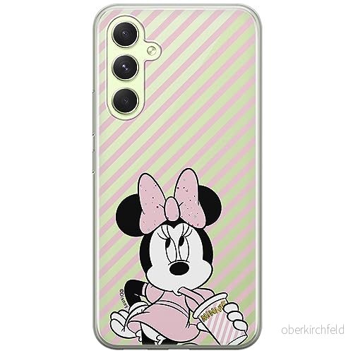 ERT GROUP mobiltelefonfodral för Samsung A54 5G originalt och officiellt licensierat Disney mönster Minnie 017 optimalt anpassad till formen på mobiltelefonen, gedeeltelijk transparant 5905511795993