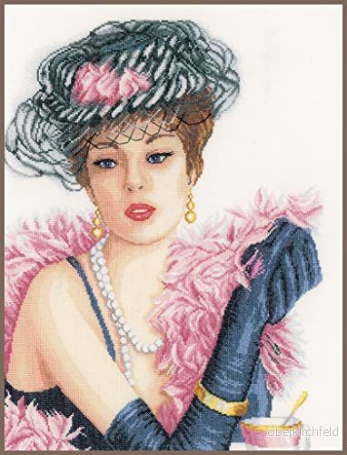 Vervaco Elegant dam, Aida, Multi, 4,7 x 9,2 1,6 cm 5413480618019