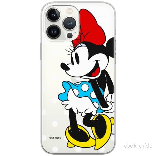 ERT GROUP mobiltelefonfodral för Samsung S10 PLUS originalt och officiellt licensierat Disney mönster Minnie 034 Vit optimalt anpassad till formen på mobiltelefonen, gedeeltelijk transparant 5903040677773