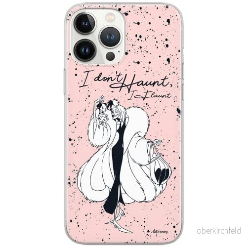 ERT GROUP mobiltelefonfodral för Xiaomi REDMI 9C originalt och officiellt licensierat Disney mönster Cruella and Puppy 001 anpassad till formen på mobiltelefonen, fodral tillverkad av TPU plast 5903040301395