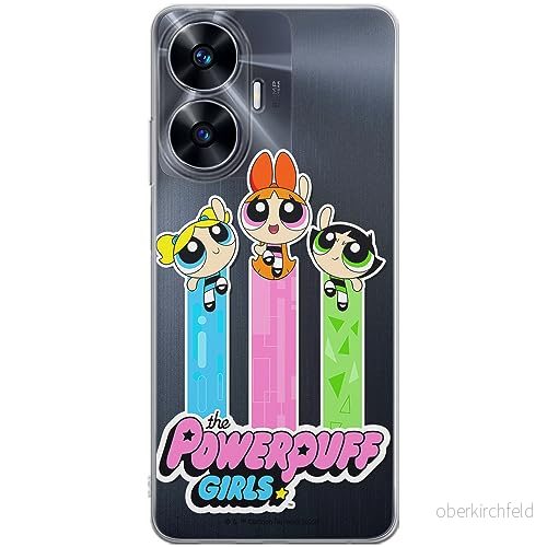ERT GROUP mobiltelefonfodral för Realme C55 originalt och officiellt licensierat The Powerpuff Girls mönster 030 optimalt anpassad till formen på mobiltelefonen, gedeeltelijk transparant 5905511975227