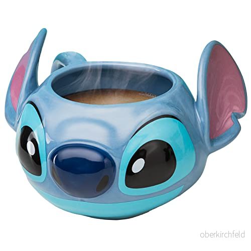 Paladone RS561078 DISNEY stygn formad mugg, svart 5055964797935