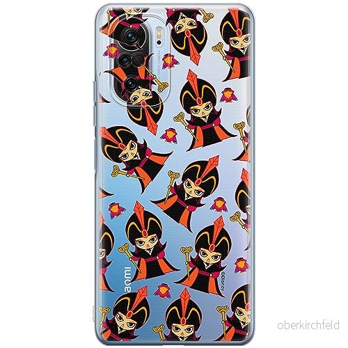 ERT GROUP mobiltelefonfodral för Xiaomi MI 11i/ REDMI K40/K40 PRO/POCO F3/ F3 PRO originalt och officiellt licensierat Disney mönster Jafar 002, gedeeltelijk transparant 5905511890001