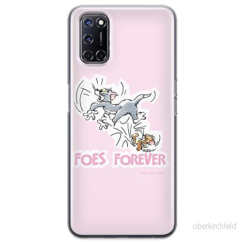 ERT GROUP mobiltelefonfodral för Oppo A92/ A72/ A52 originalt och officiellt licensierat Tom and Jerry mönster 010 optimalt anpassad till formen på mobiltelefonen, fodral tillverkad av TPU plast 5904805268113