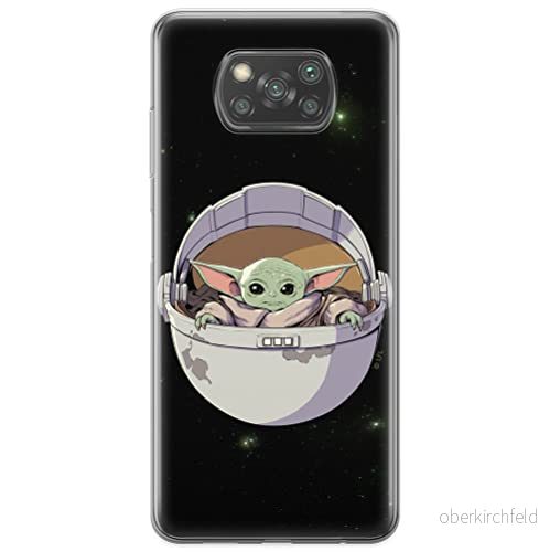 ERT GROUP mobiltelefonfodral för Xiaomi POCOPHONE X3 originalt och officiellt licensierat Star Wars mönster Baby Yoda 026 anpassad till formen på mobiltelefonen, fodral tillverkad av TPU plast 5904805086922