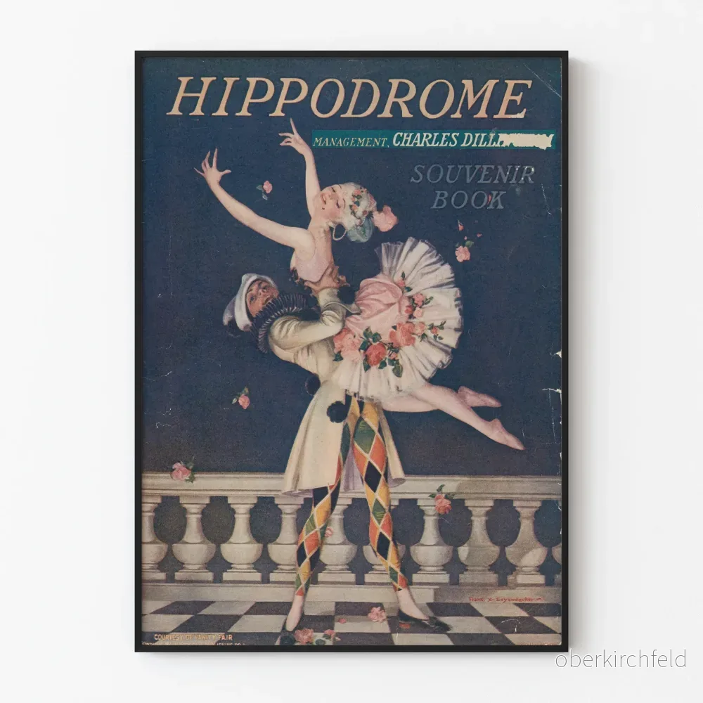 Vintageaffisch Hippodrome Souvenir Book balett