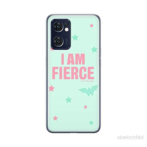 ERT GROUP mobiltelefonfodral för Oppo RENO 7 5G originalt och officiellt licensierat DC mönster Wonder Woman 026 optimalt anpassad till formen på mobiltelefonen, fodral tillverkad av TPU plast 5905511313975