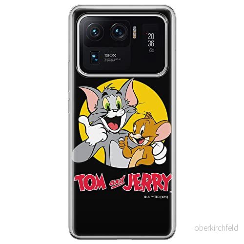 ERT GROUP mobiltelefonfodral för Xiaomi MI 11 ULTRA originalt och officiellt licensierat Tom and Jerry mönster 013 optimalt anpassad till formen på mobiltelefonen, fodral tillverkad av TPU plast 5904805274862