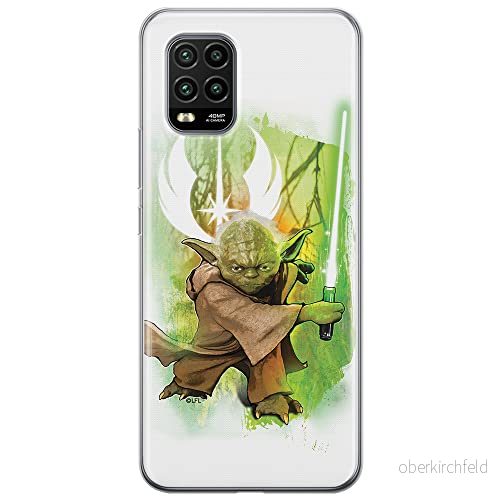 ERT GROUP mobiltelefonfodral för Xiaomi MI 10 LITE originalt och officiellt licensierat Star Wars mönster Yoda 005 optimalt anpassad till formen på mobiltelefonen, fodral tillverkad av TPU plast 5903537150215