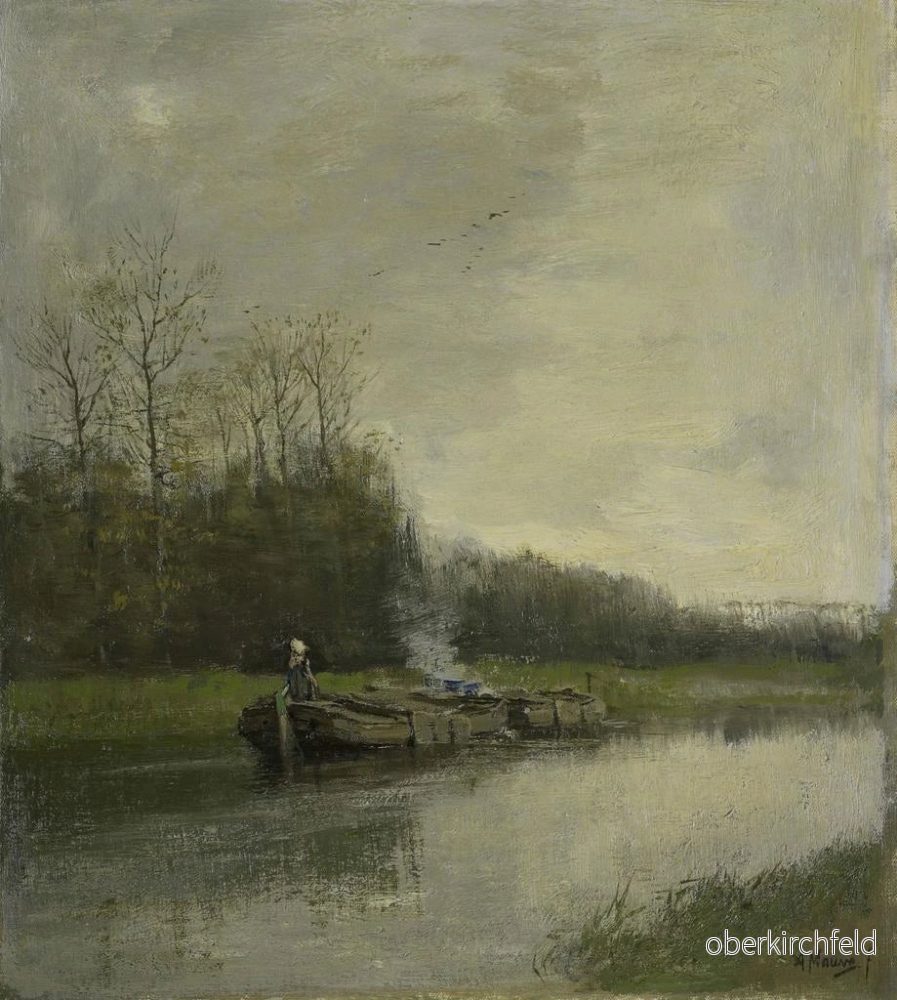 Målning Chemin de halage - Anton Mauve | Konsttryck - Bild 2
