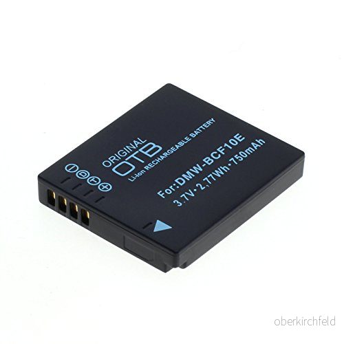 OTB batteri för Panasonic DMW BCF10E/2 Li Ion svart 4260190976202