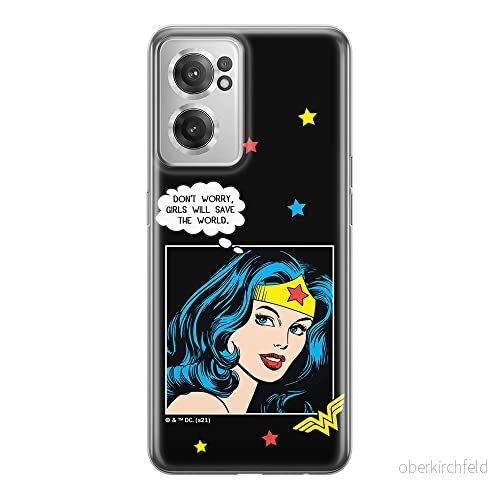 ERT GROUP mobiltelefonfodral för Oneplus NORD CE 2 originalt och officiellt licensierat DC mönster Wonder Woman 028 optimalt anpassad till formen på mobiltelefonen, fodral tillverkad av TPU plast 5905511289454