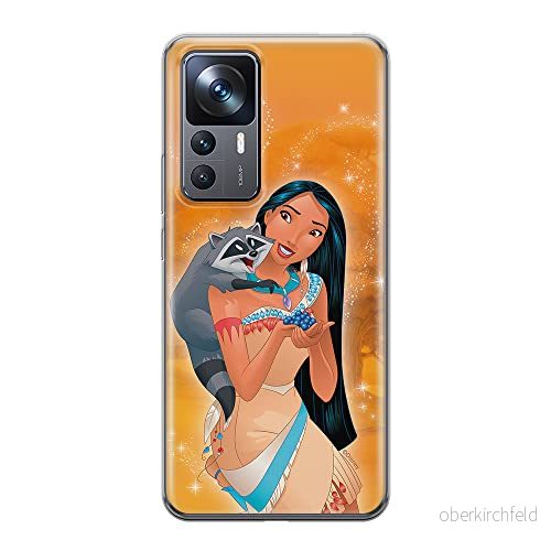 ERT GROUP mobiltelefonfodral för Xiaomi 12T/12T pro/K50 Ultra originalt och officiellt licensierat Disney mönster Pocahontas & Meeko 001, fodral tillverkad av TPU plast 5905511572495