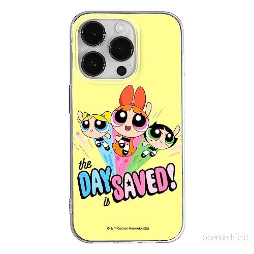 ERT GROUP mobiltelefonfodral för Iphone 14 PRO originalt och officiellt licensierat The Powerpuff Girls mönster 031, fodral tillverkad av TPU plast 5905511977092