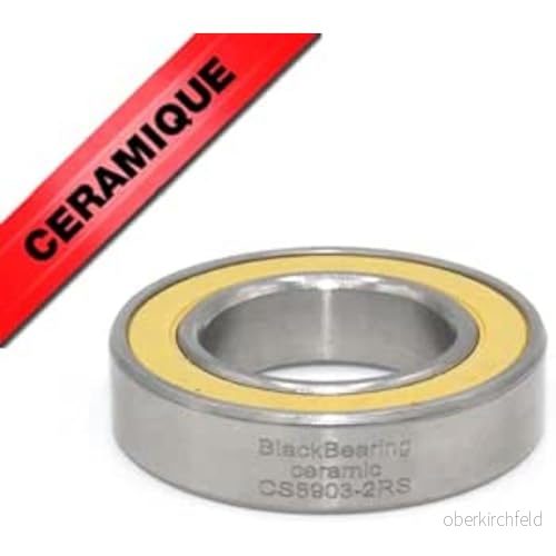 Black Bearing Lager Keramisk 6903 2rs Silver 17 x 30 7 mm 3760290193550