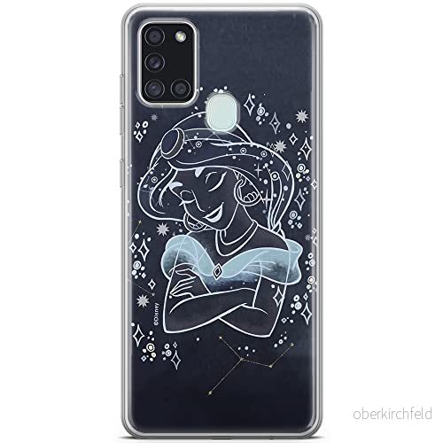 ERT GROUP mobiltelefonfodral för Samsung A21s originalt och officiellt licensierat Disney mönster Jasmine 007 optimalt anpassad till formen på mobiltelefonen, fodral tillverkad av TPU plast 5903040262825
