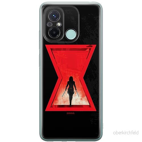 ERT GROUP mobiltelefonfodral för Xiaomi REDMI 12C/ 11A originalt och officiellt licensierat Marvel mönster Black Widow 009 anpassad till formen på mobiltelefonen, fodral tillverkad av TPU plast 5905511839161