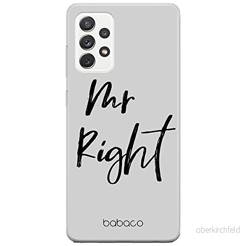 ERT GROUP mobiltelefonfodral för Samsung A52 5G / LTE 4G A52S originalt och officiellt licensierat Babaco mönster Mr Right 001, fodral tillverkad av TPU plast 5904805052262