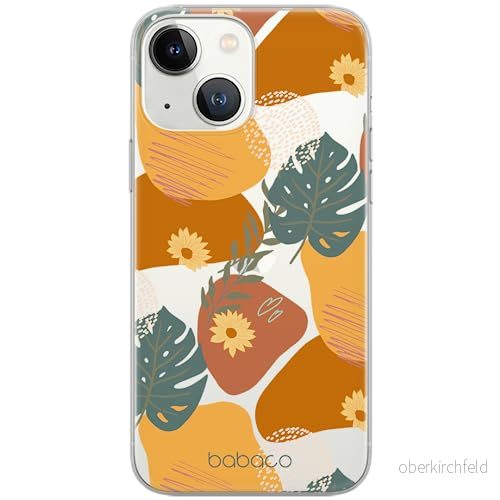 ERT GROUP mobiltelefonfodral för Apple Iphone 13 originalt och officiellt licensierat Babaco mönster Plants 008 optimalt anpassad till formen på mobiltelefonen, gedeeltelijk transparant 5903932840988