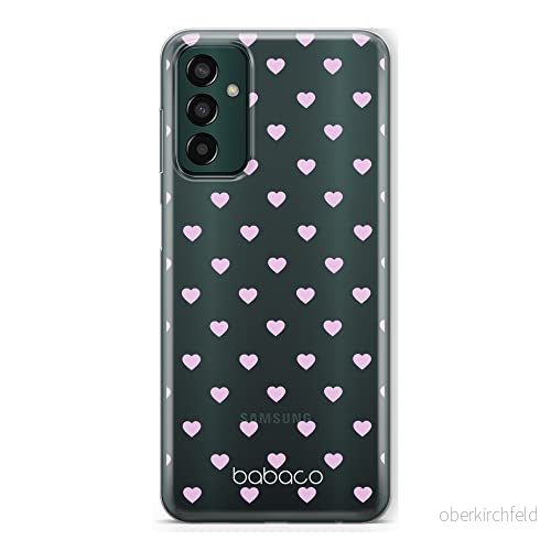 ERT GROUP mobiltelefonfodral för Samsung M13 4G originalt och officiellt licensierat Babaco mönster Hearts 001 optimalt anpassad till formen på mobiltelefonen, gedeeltelijk transparant 5905511328467