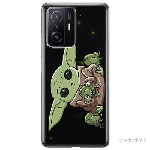 ERT GROUP mobiltelefonfodral för Xiaomi 11T 5G / PRO originalt och officiellt licensierat Star Wars mönster Baby Yoda 014 anpassad till formen på mobiltelefonen, fodral tillverkad av TPU plast 5904805560095