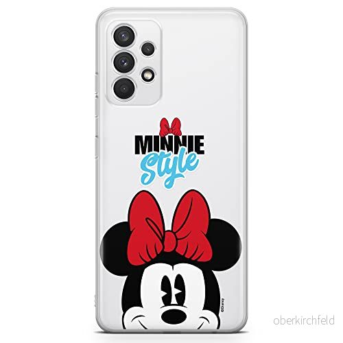 ERT GROUP mobiltelefonfodral för Samsung A32 4G LTE originalt och officiellt licensierat Disney mönster Minnie 027 optimalt anpassad till formen på mobiltelefonen, gedeeltelijk transparant 5903040476949