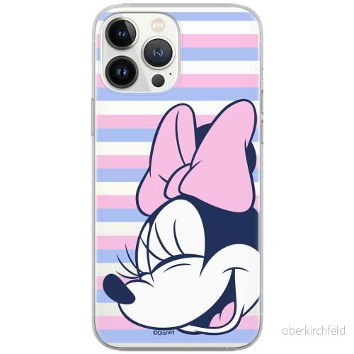 ERT GROUP mobiltelefonfodral för Samsung S10 PLUS originalt och officiellt licensierat Disney mönster Minnie 022 Vit optimalt anpassad till formen på mobiltelefonen, gedeeltelijk transparant 5903040673720