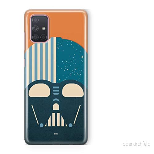 ERT GROUP mobiltelefonfodral för Samsung A71 originalt och officiellt licensierat Star Wars mönster Darth Vader 025 Vit optimalt anpassad till formen på mobiltelefonen, fodral tillverkad av TPU plast 5903537526676