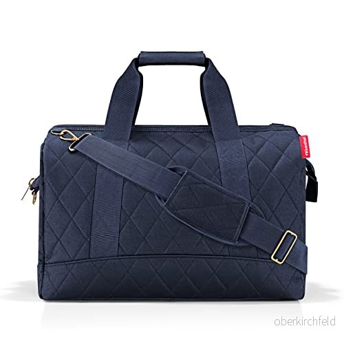 Unisex allround L bagage resväska, Romb midnattsguld, Large, modern 4012013733161